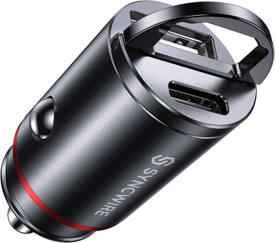 Syncwire 60W Zigarettenanzünder USB C & USB Auto Adapter [PPS PD 30W & QC 3.0] S