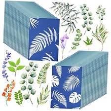 60 Sheets Sun Print Paper Kit Cyanotype Paper High 5.8 x 8.3 Inch Light Color