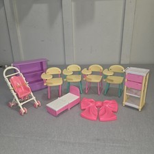 Vintage Kitchen Littles 1990s Barbie Mattel Random Lot Dollhouse Toys