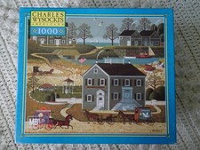 COMPLETE Charles Wysocki THE WHIPPERSNAPPERS OF CAPE COD 1000 Piece Puzzle Used