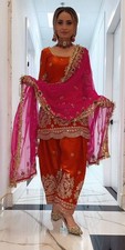 Pakistani Salwar Kameez Ready To Wear Dress 3 Piece Suit Wedding Party Bollywood
