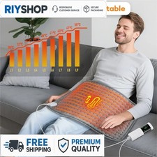 Electric Heating Pad for Back Neck Shoulder, 9 Heat Levels 4 Timers Washable