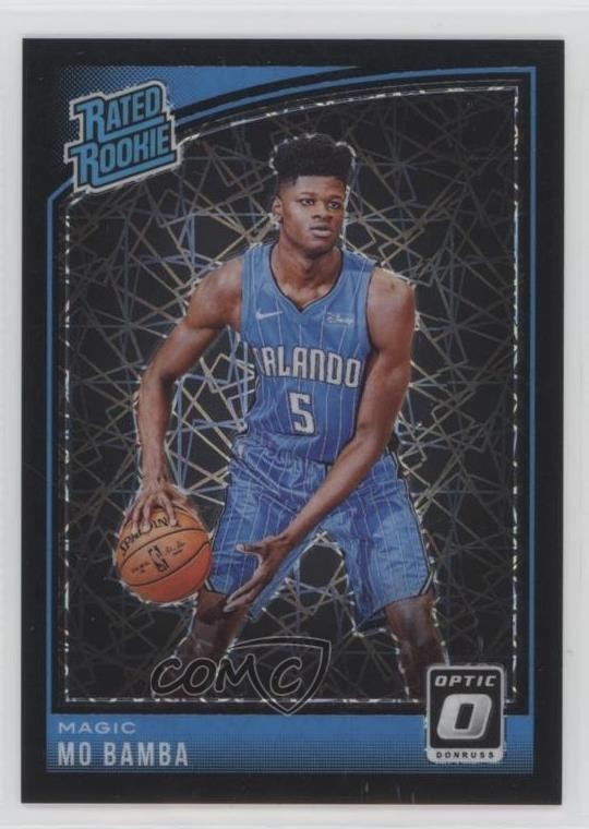 2018 Panini Donruss Optic Rated Rookie Black Velocity Prizm /39 Mo Bamba #160