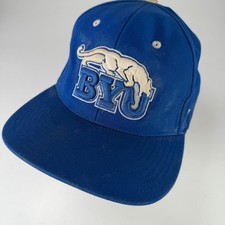 BYU Cougars Hat Zephyr Snapback Men's Adjustable Blue White Logo Cap