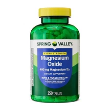Spring Valley Magnesium Dietary Supplement Tablets , 400 mg, 250 Count