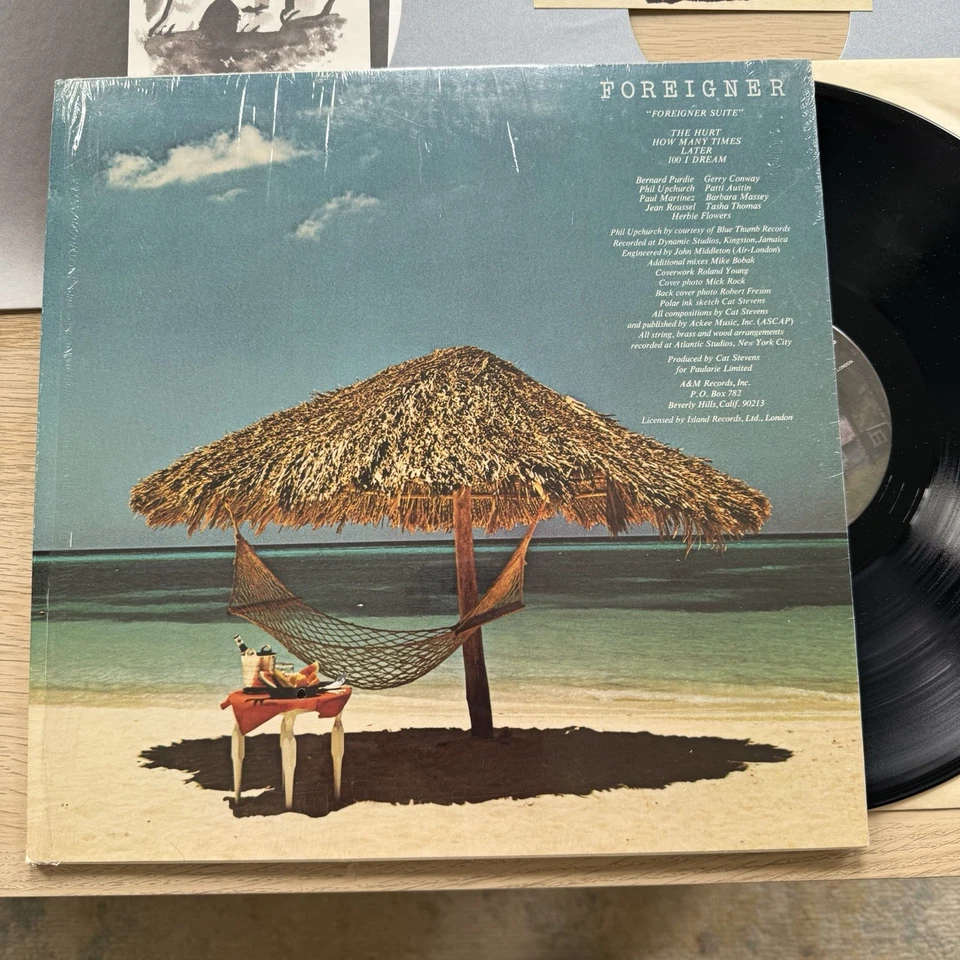 CAT STEVENS Foreigner Original 1973 In Shrink Complete W/Card Sleeves Excellent - Image 4 of 4