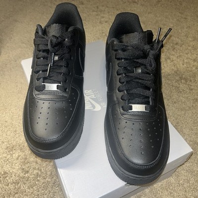 Nike Air Force 1 Low '07 Triple Black AF1 Sneakers Shoes Men Women New