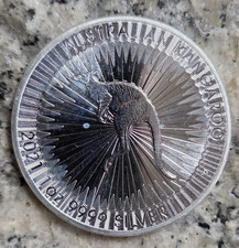 Australien 1 Dollar 2021 / 1 oz Silber 999 Australian Känguru,