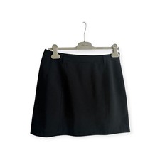 Vintage Prada Black Tech Mini Skirt IT 44  Y2K Minimalist Made in Italy