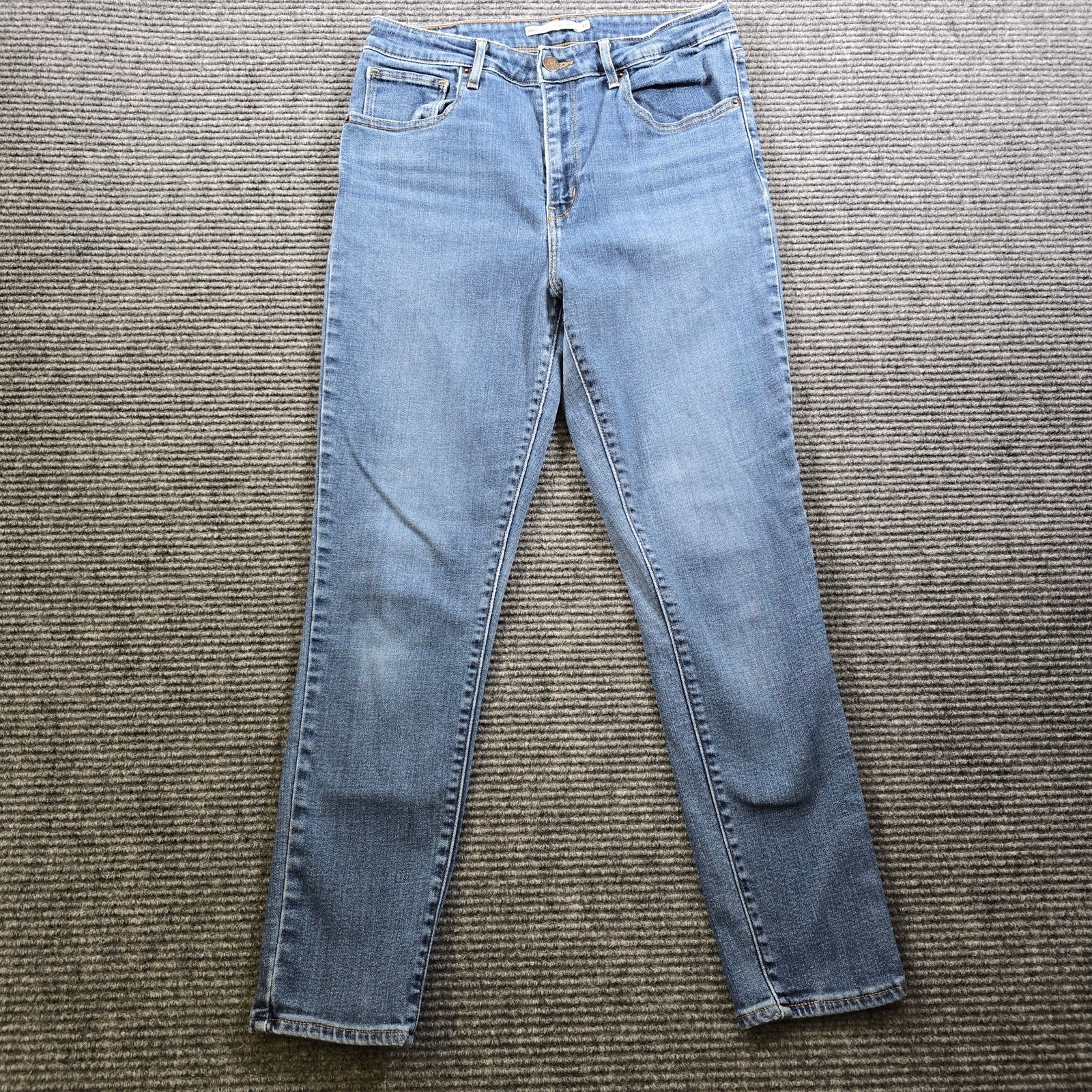 Levi’s 721 Jeans Womens 28x27 Blue High Rise Skinny Ankle Stretch
