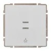 KOS66 Button /light/ illuminated white 620413