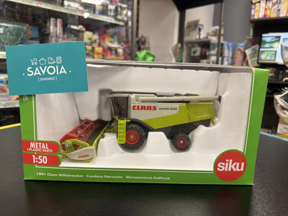 SIKU 1991 - modellino 1:50 - MIETITREBBIA CLAAS VERDE - NUOVO - SIGILLATO - Immagine 2 di 4