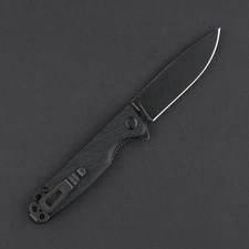 Daggerr Knives Dopey Folding Knife 2.88" 8Cr14MoV Steel Blade Black FRN Handle