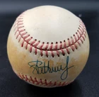 Steve Avery Braves Signed Rawlings ONLB Baseball Blue Pen Autograph Sweet Spot