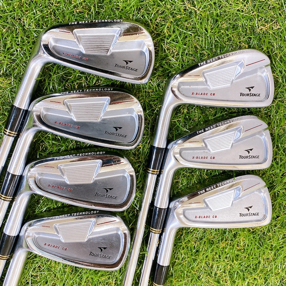 BRIDGESTONE TOURSTAGE X-BLADE CB Men's Iron Set Stiff Left-handed From Japan - Image 2 of 4