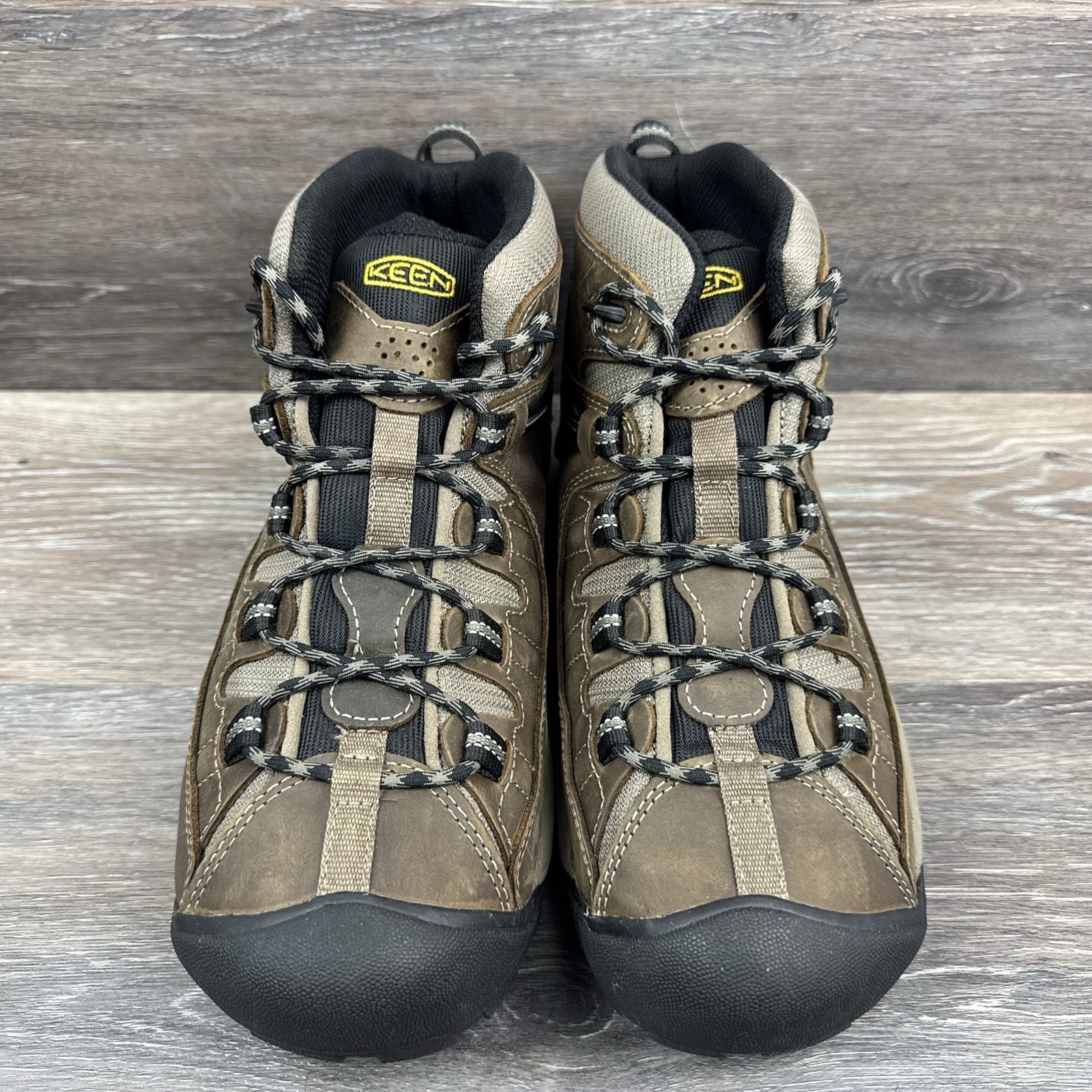 Keen Uomo Targhee II Mid Impermeabili Escursionismo Larghi Caviglia Marrone Taglia 9 5 Larghi