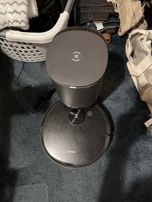 ECOVACS DEEBOT N8+ Robot Vacuum w/ Auto-Empty Station, Wi-Fi, Black