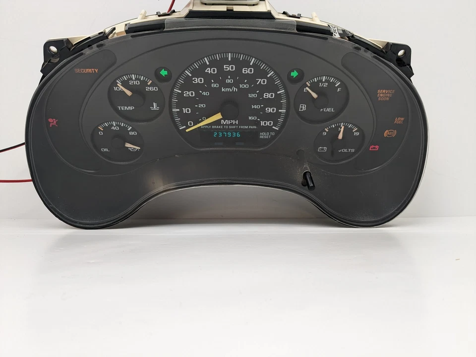00-05 Chevy S-10 Blazer GMC Jimmy Speedometer Instrument Cluster Gauges 16267265 - Image 4 of 4