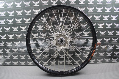 #ad 2010 07 14 KTM 250 XCF W OEM 21quot; BLACK EXCEL FRONT WHEEL RIM HUB 7800900124430 $279.99