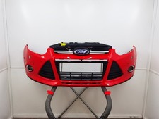 FORD FOCUS MK3 COMPLETE FRONT BUMPER WITH GRILLES & FOGS PDC SENSORS 2011-2014