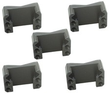 5x Locking Milwaukee M18 Battery Holder Slide-in Wall Mount Bracket M-18 Black 
