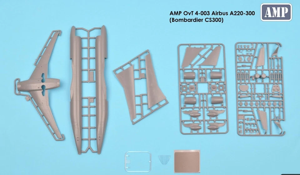AMP OvT-4-003 Airbus A220-300 (Bombardier CS300) Plastic model aircraft 1/144 - Image 2 of 2