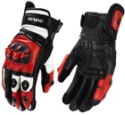 Blade Motorbike Gloves Leather Summer Riding Sports Motorcycle Men Women Red