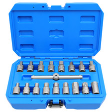 21pc oil drain plug wrench set