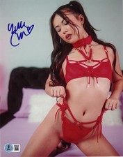 Hot Sexy Lulu Chu Signed 8x10 Photo Adult Star Autograph Beckett Hologram