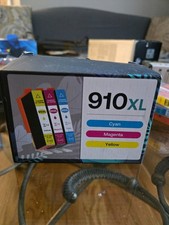 3Pk Premium Ink Cartridges for HP 910/910XL Ink Office Jet: Factory Sealed