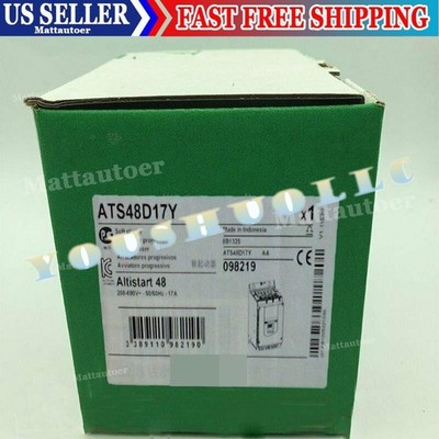 one New snd Soft Start ATS48D17Y ATS48D17Y Fast Ship