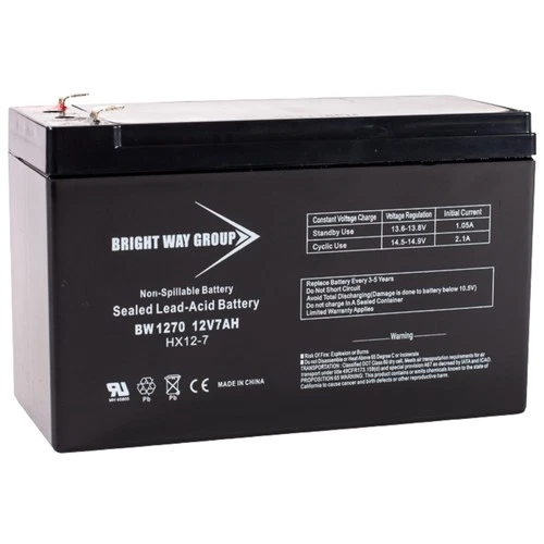 UB1270 (40800) Universal Power SLA Battery Replacement by Bright Way 12V 7Ah