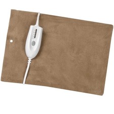 HealthWise Deluxe 12  x 15  Heating Pad with Moist  Dry Heat  Four