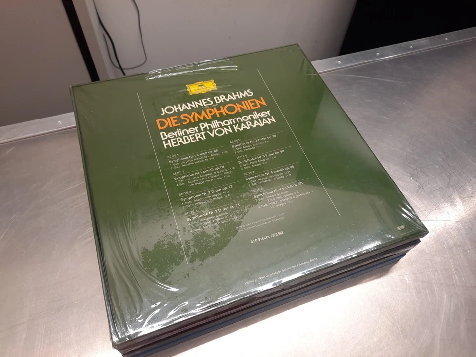 SEALED! Brahms Berliner Philharmoniker Herbert von Karajan Die Symphonien DGG - Bild 2 von 2