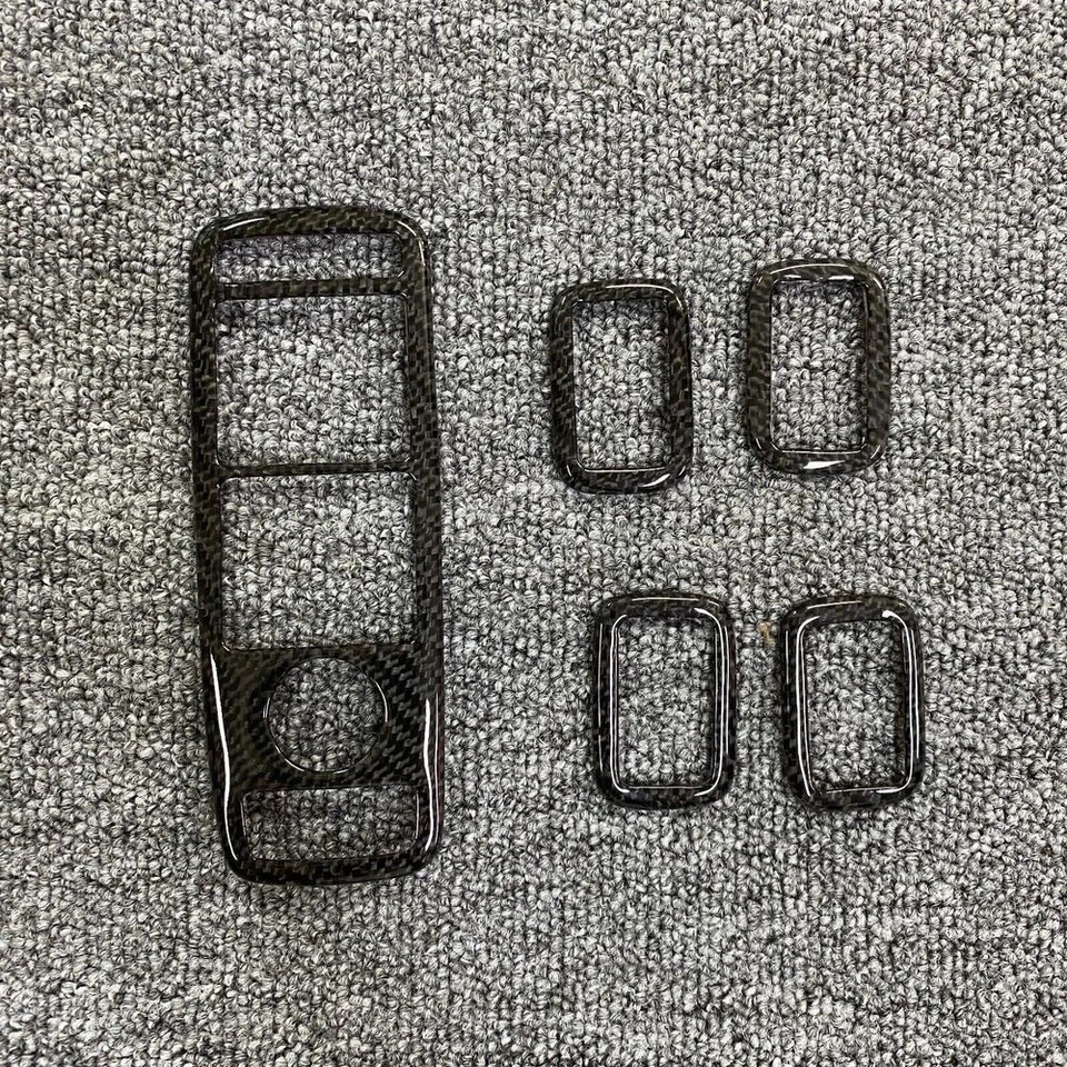 Embellecedores interiores de fibra de carbono real para Mercedes Benz Clase A A45 GLA GLA45 CLA45 Foto 2 de 4