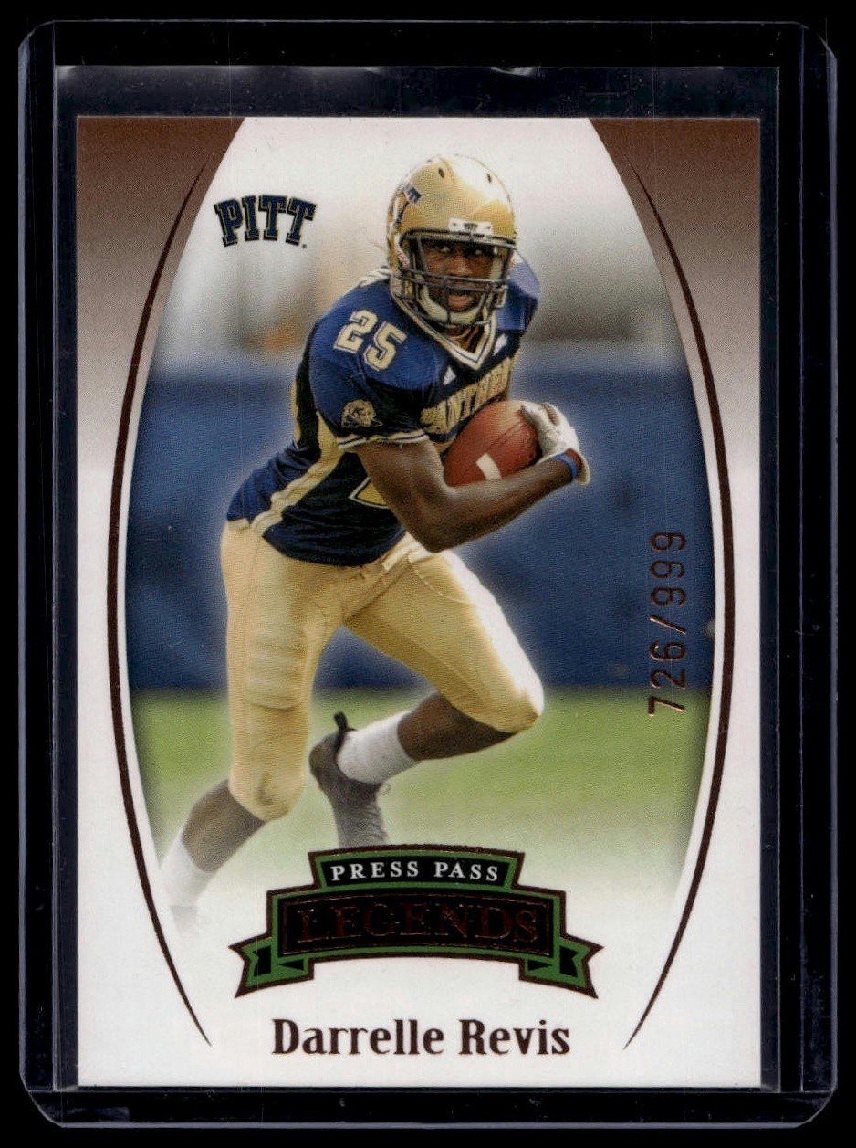 Darrelle Revis Press Pass Legends #51 Bronze