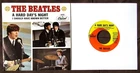Beatles 1964 A Hard Day’s Night Pic Sleeve & 45 Scranton Store Stock New 45, NM!