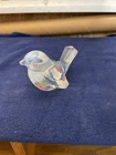 Fenton Glass Bird Handpainted and Signed
