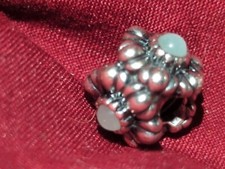 Authentic Pandora June Moonstone Birthday Bloom Birthstone Charm 790580 RareHtf