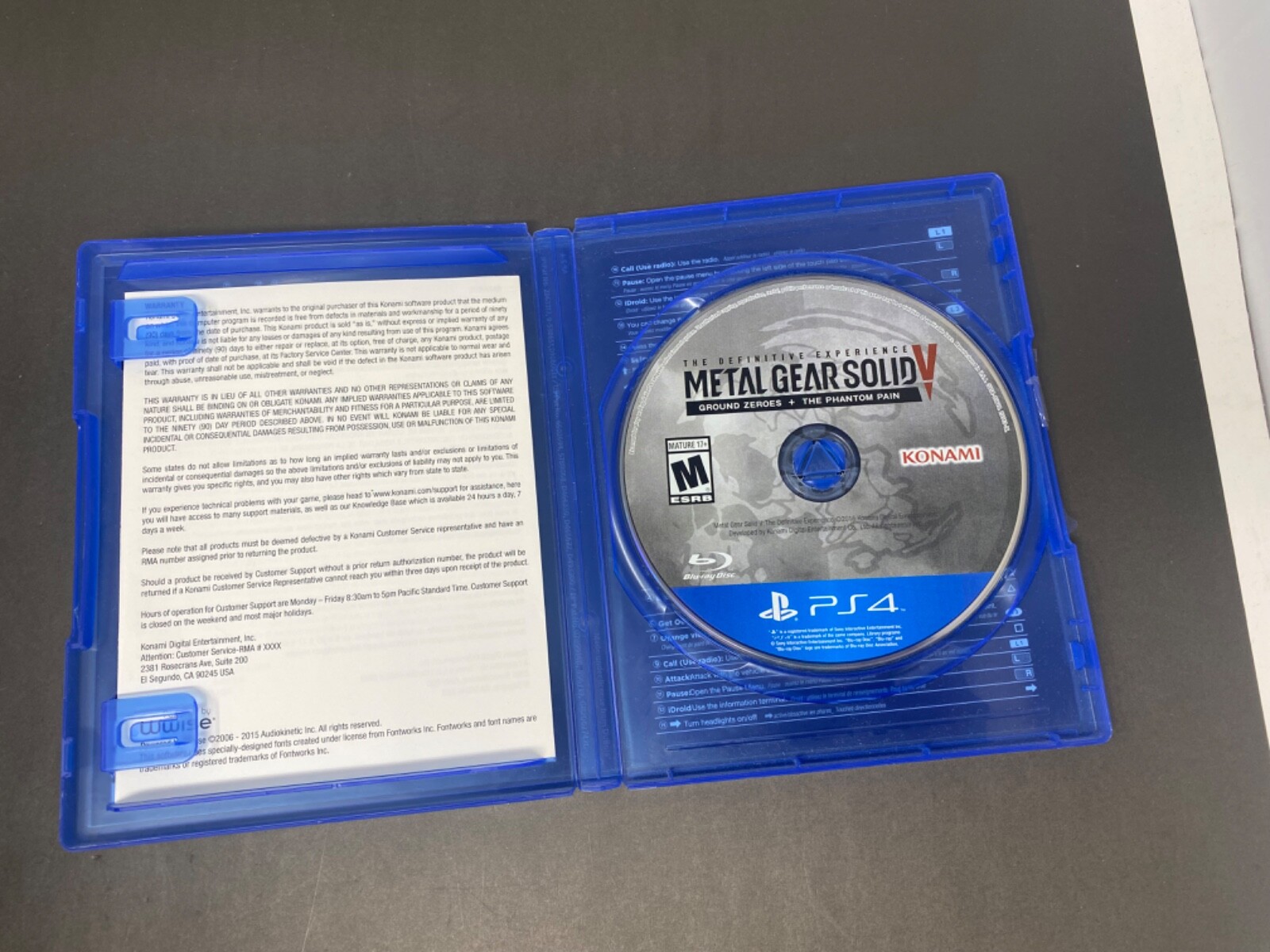 Metal Gear Solid V [ The Definitive Experience ] (PS4) RARE Original