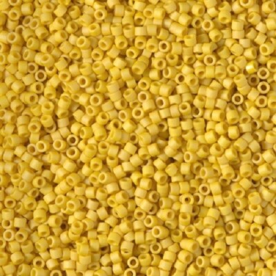 Miyuki Delica DB2284 11/0 Opaque Glazed Pineapple Matte 7.2g