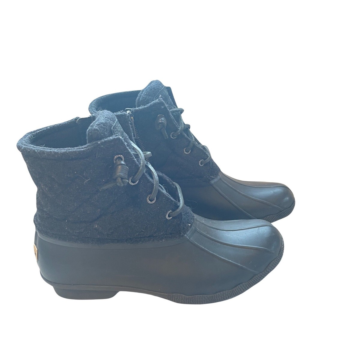 saltwater quilted wool duck boot