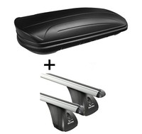 Dachbox VDPMAA320L Matt+Alu DachträGer VDP FüR FüR Hyundai Ix35 5TüRer 10-15