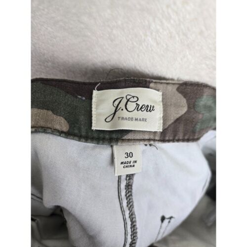 J Crew Womens Cargo Camo Pants Size 30 Grunge Military Army Streetwear 90s - Picture 2 of 9