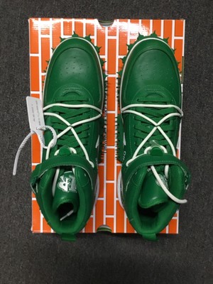 Air Force 1 Mid SP LTHR (Off-White Pine Green) Size 14(M) | eBay display picture 1
