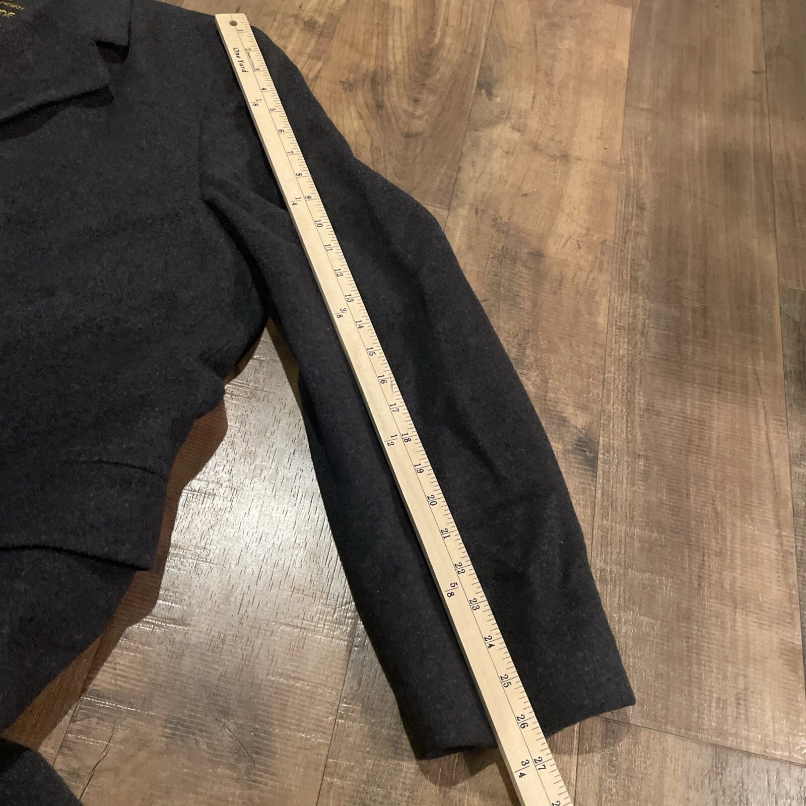 Vintage Brookstreet Raleigh's Washington 100% Cashmere Coat Grey Size 46? image 4