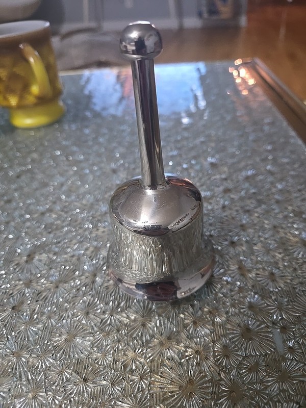 Rare Bell Butane Torch Lighter - Silver - Hong Kong Estate JJ#3