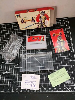 Musya Musha Gousou Shinrai Densetsu w/box manual Nintendo Super Famicom Tested
