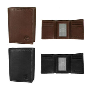 Timberland Men's Natural Grain Leather Trifold Wallet - Click1Get2 Mega Discount