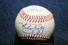 MIKE GALLEGO AUTOGRAPHED BASEBALL LOS ANGELES ANGELES "89 CHAMPS" OAKLAND A'S